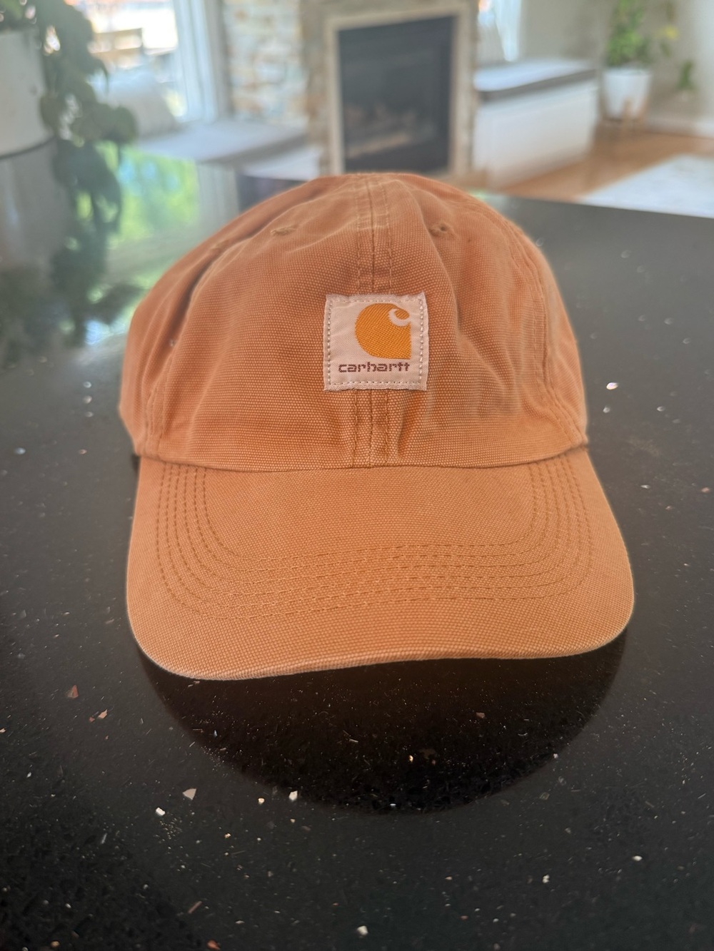 Carhartt Brown/Tan Canvas Logo Hat